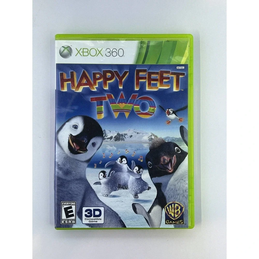 Happy Feet 2 Two Xbox 360 Video Game Fast Ship Tested Working Microsoft